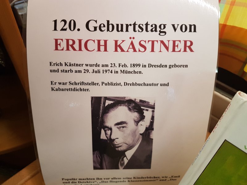 120. Geburtstag von Erich Kästner