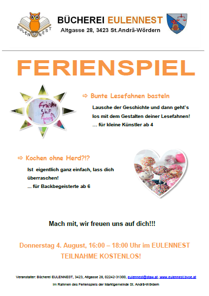 Flyer Ferienspiel