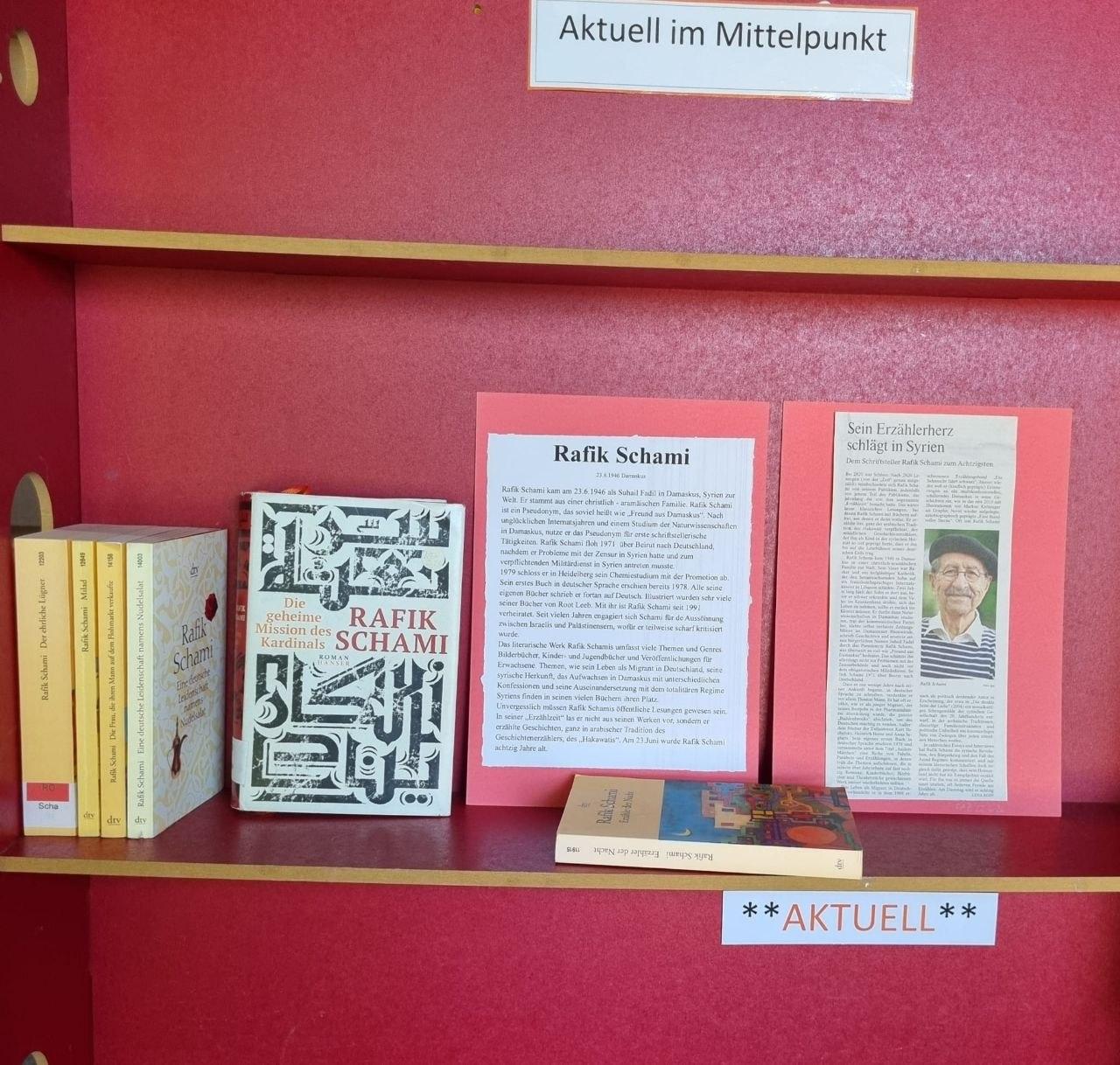 Bücher von Rafik Schamin in Regal