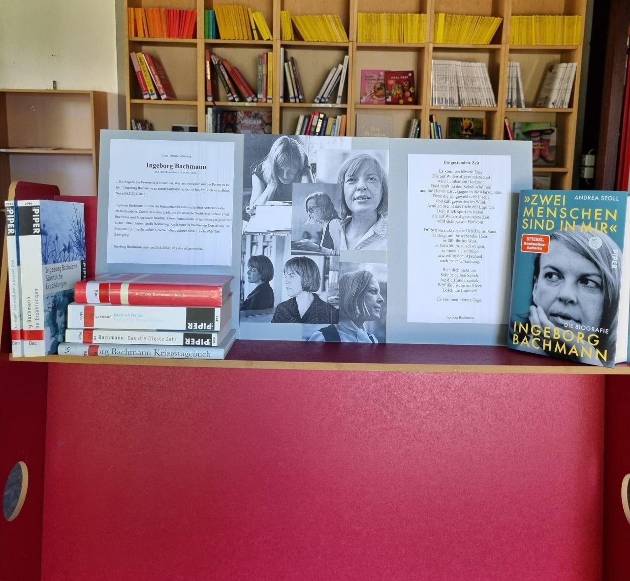 Bücher von Ingeborg Bachmann im Regal