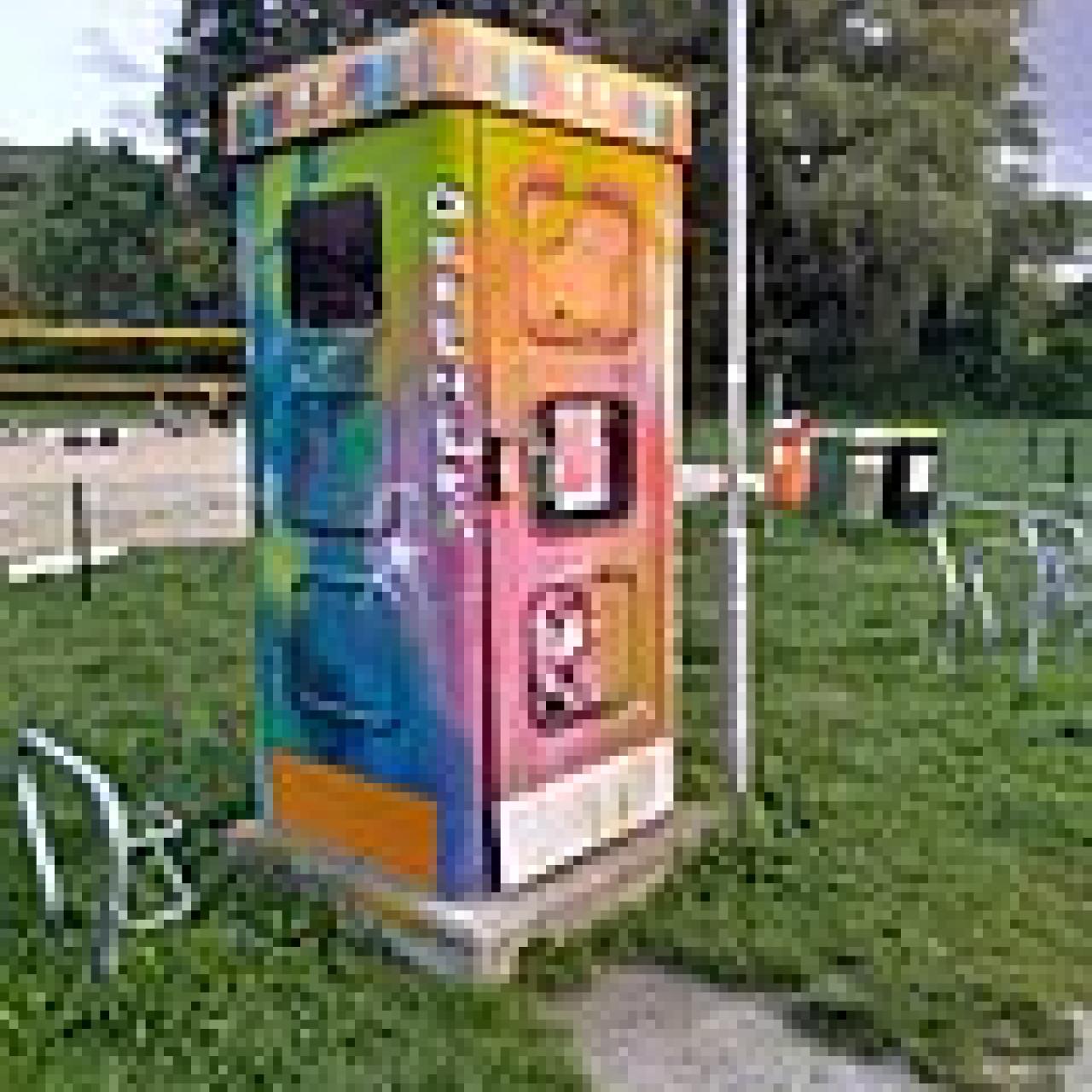 Telefonzelle als Offener Bücherschrank