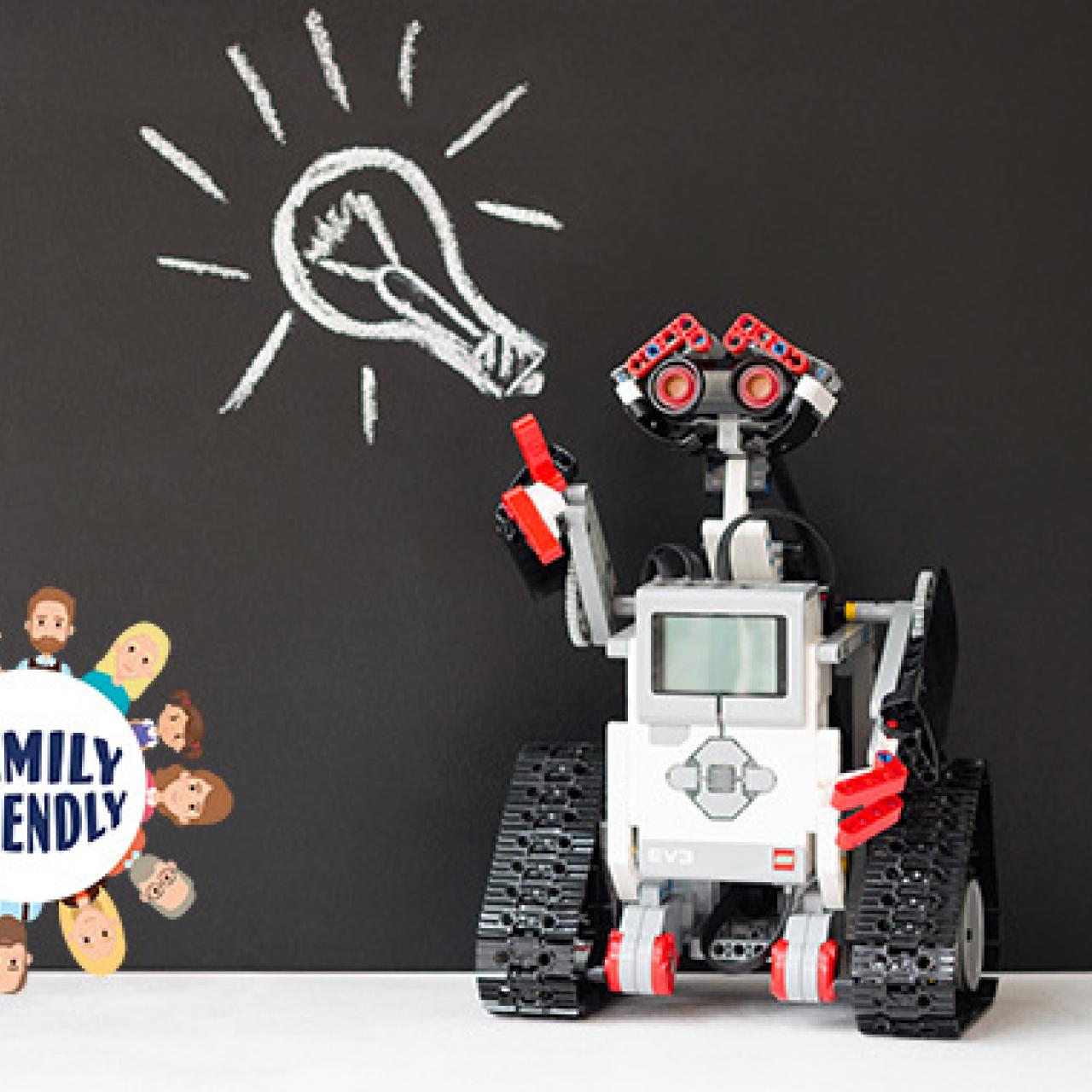 Roboter aus Legos gebaut