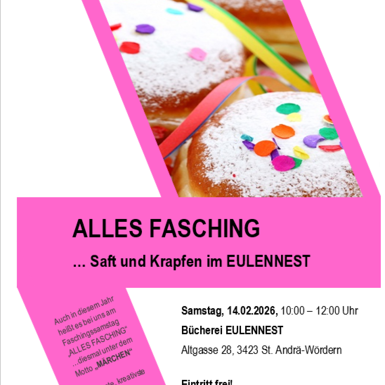 Flyer für Veranstaltung