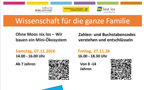 Flyer für Veranstaltung "SCIENCE AFTERNOON"